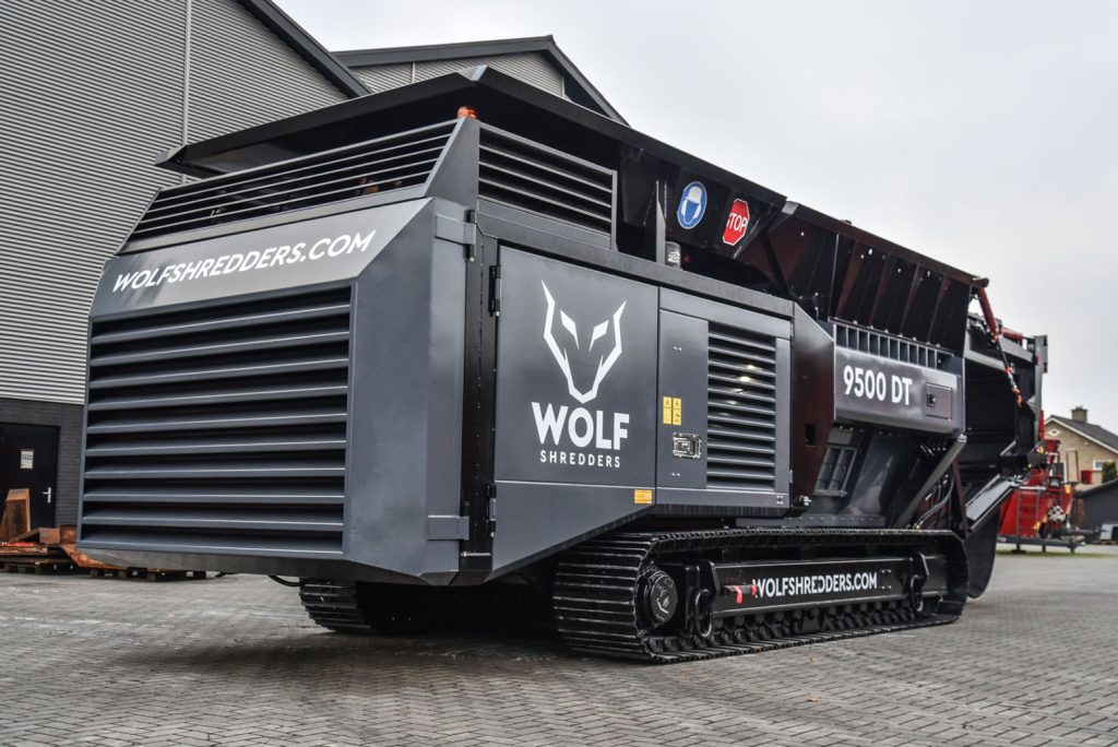 WOLF 9500 DT metaal shredders